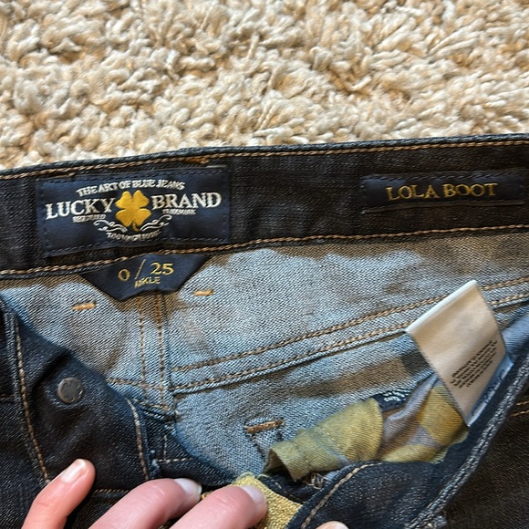 Lucky Brand Lola Boot 0/25 ankle 30in inseam - Picture 2 of 4